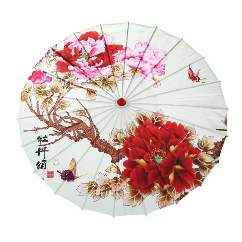 A10 Chinese Landscape Art Umbrella Painting Parasol Decorative Oil Paper Umbrella For Classical Cheongsam Performing Dance Umbrella - Цвет: A10