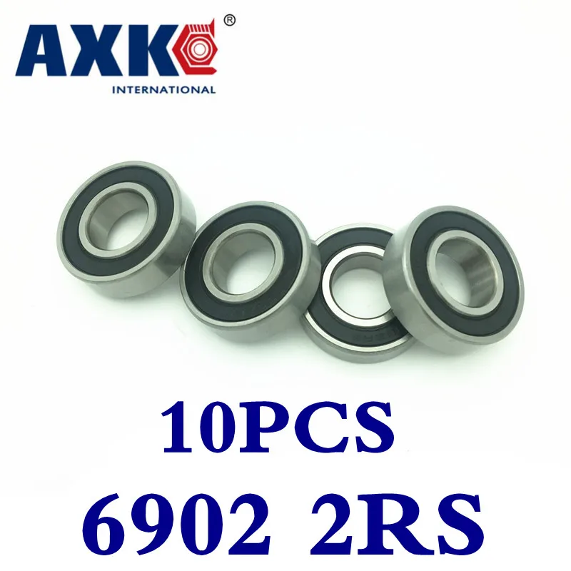2019 реальные продажи стальной шарикоподшипник Axk 6902 2rs Abec 3 (10 шт.) 15x28x7 мм