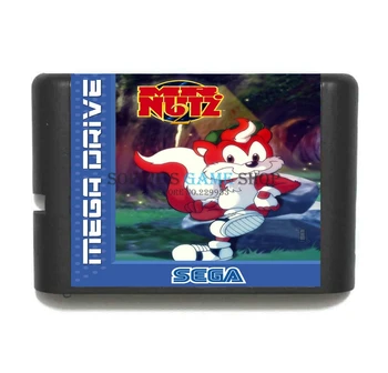 

Mr Nutz 2 Game Cartridge Newest 16 bit Game Card For Sega Mega Drive / Genesis System