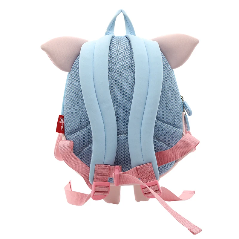 NOHOO школьная сумка 3D мультфильм водонепроницаемый детский рюкзак пилот свинья детский сад школьная сумка высокого качества для девочек от 2 до 6 лет