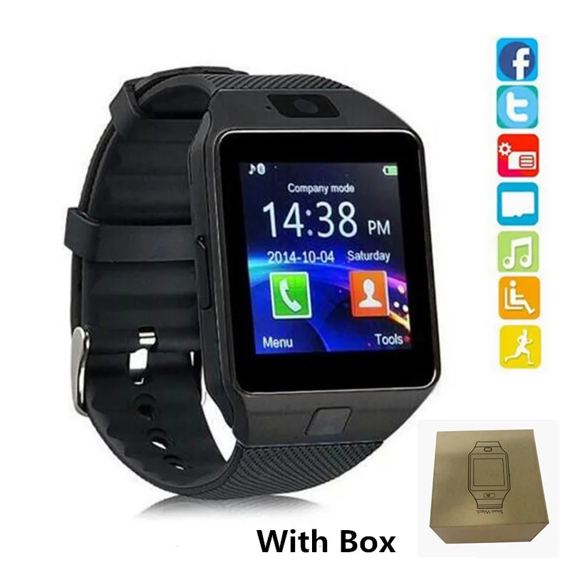 Bluetooth Смарт часы DZ09 Relogios TF SIM Камера для IOS iPhone samsung huawei Xiaomi Android телефон