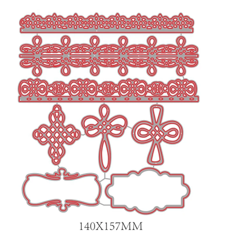 Tradition Chinese Knot Metal Cutting Dies Stencils For DIY Scrapbooking Decorative Embossing