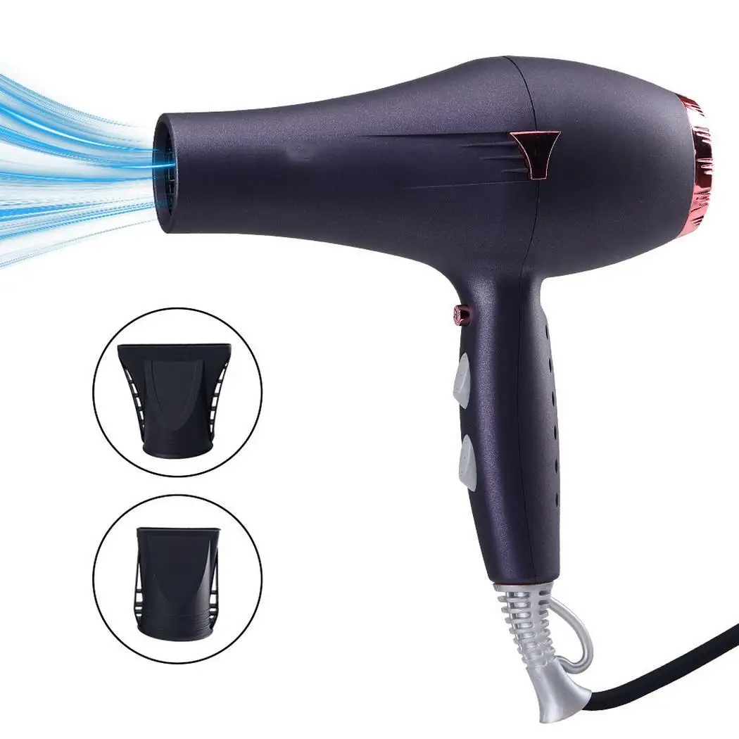 

Professional Home Hair Dryer Hot Cold Blowing Air 110/220V 2000W Adjustable Wind Appliances EU, US Speed