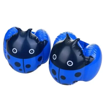 

One Pair Child Protable Inflatable Aid Bands Arm Swimming Pool Float Ring Brachi