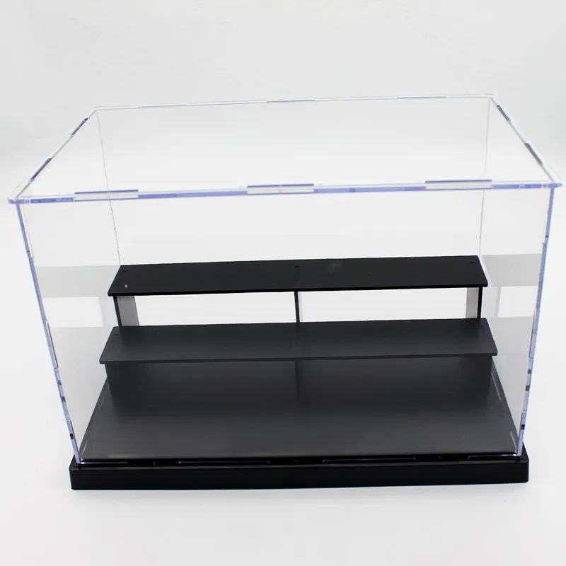 5 Types Acrylic Minifigures Building Blocks Display Box Showcase Self Assembly Display Case Cabinets Plastic Bricks Base Plate (25)