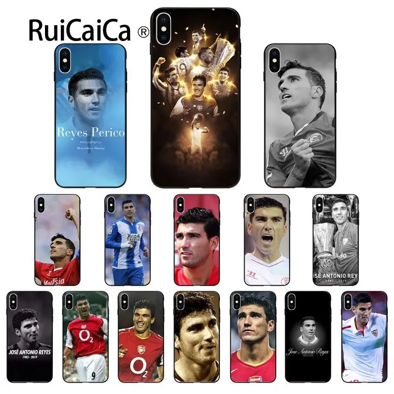 Мягкий чехол для телефона Ruicaica Football superstar Jose Antonio Reyes iPhone 8 7 6 6S Plus 5 5S SE XR X XS MAX |