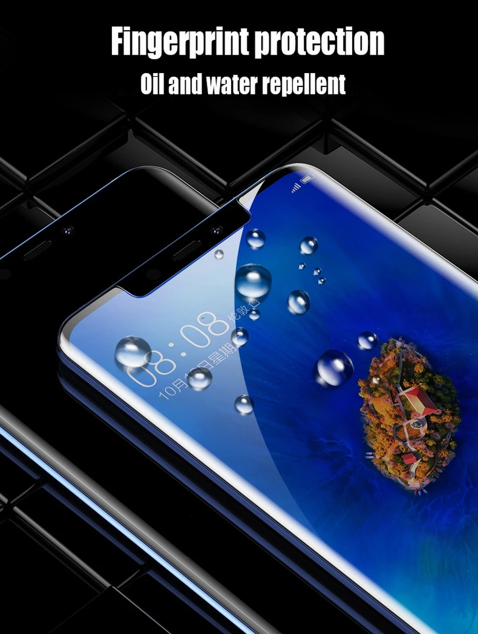 Полное покрытие УФ Клей закаленное стекло для huawei mate 20 Pro защита экрана на huawei mate 20 Pro прозрачная защитная пленка