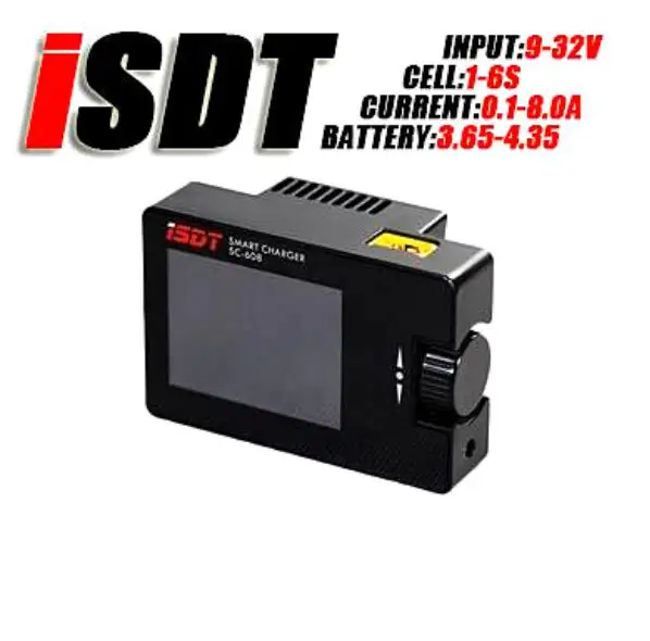 iSDT 608 150W 8A 1-6S Mini Smart Balance Charger SC-608 with 2.4inch IPS Screen for RC Model |