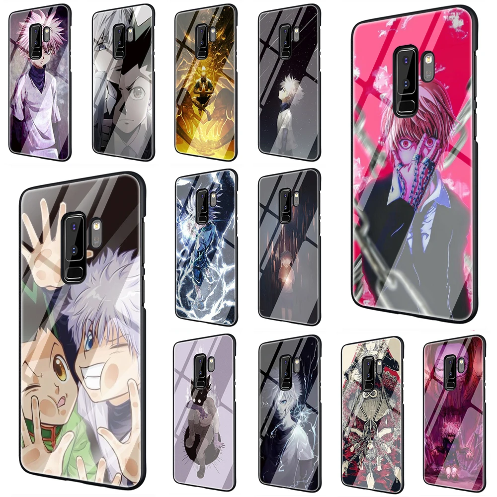 

Hunter X Hunter Anime 3 Tempered Glass Phone Cover Case For Samsung Galaxy S7 edge S8 Note 8 9 10 Plus A10 20 30 40 50 60 70