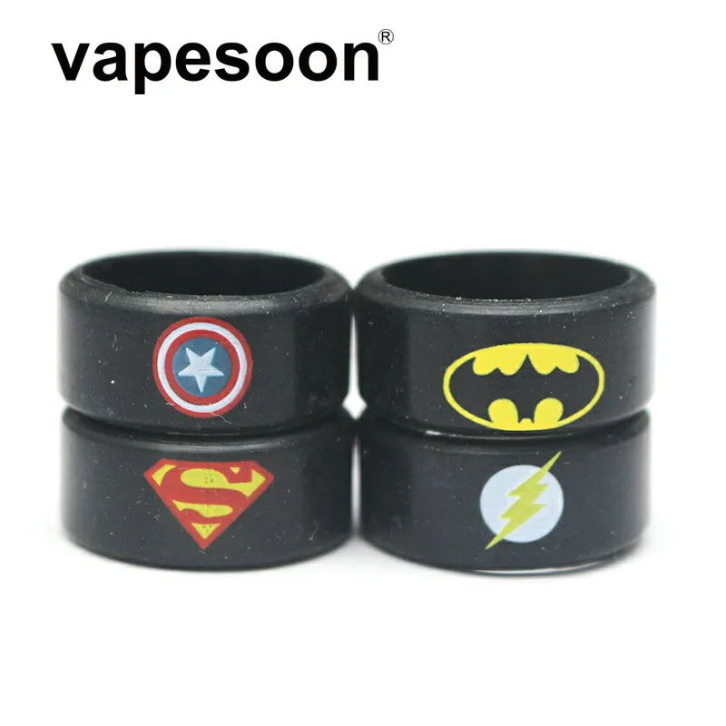 

23mm*10mm Silicon Rubber Band Ring Anti-Slip Decoration Vape Band For Mechanical Mod RBA RDA Tank Vape Pen