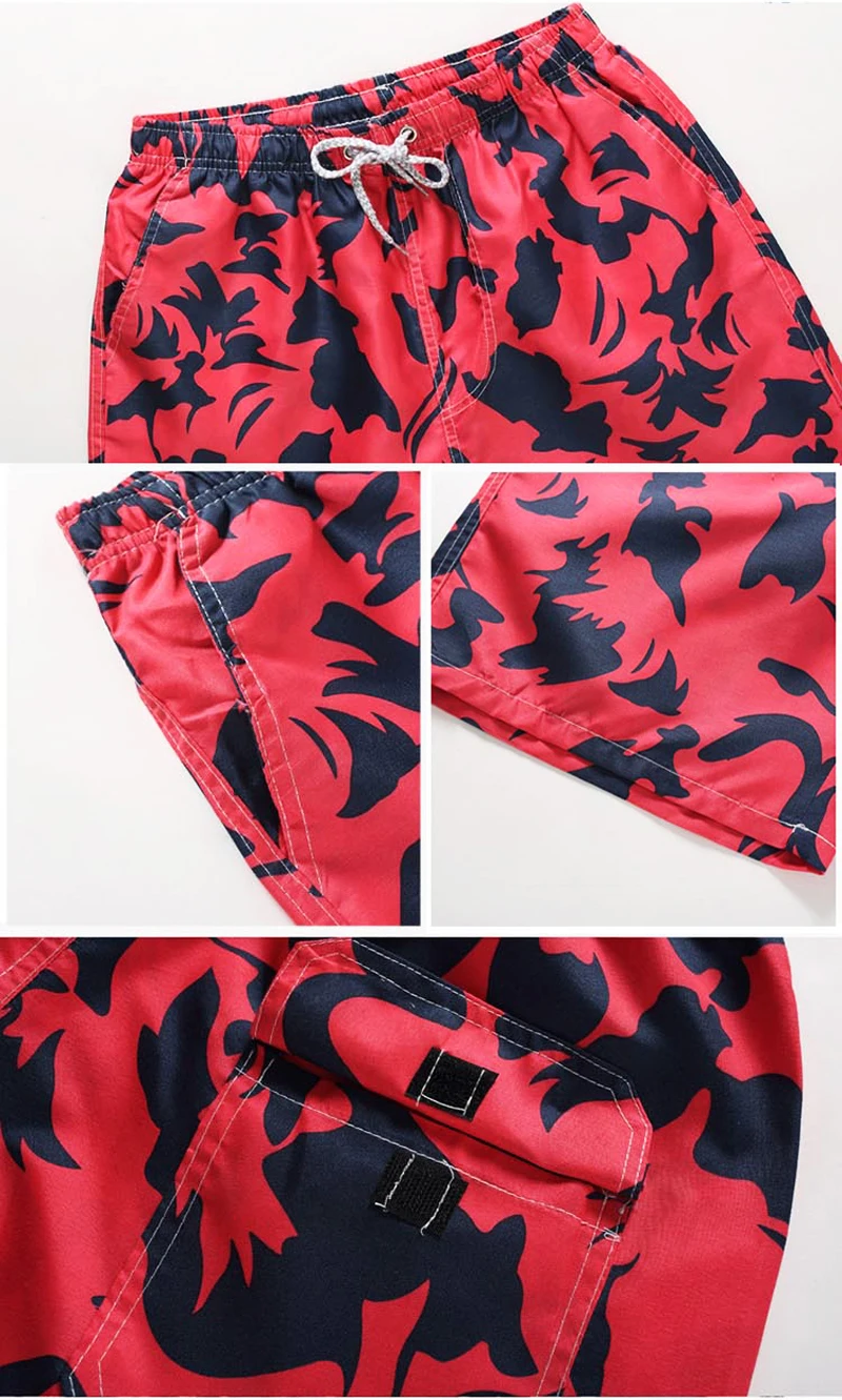 Новые 2018 летние мужские Beack шорты мода печатных быстрое высыхание повседневные шорты Бермуды мужские короткие Masculino Homme пляжные шорты