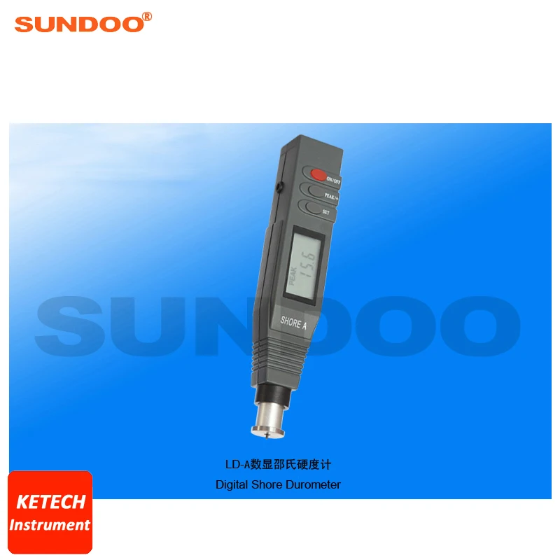 

Sundoo LD-A Soft Plastic, Rubber, Felt, Leather Digital Shore Durometer