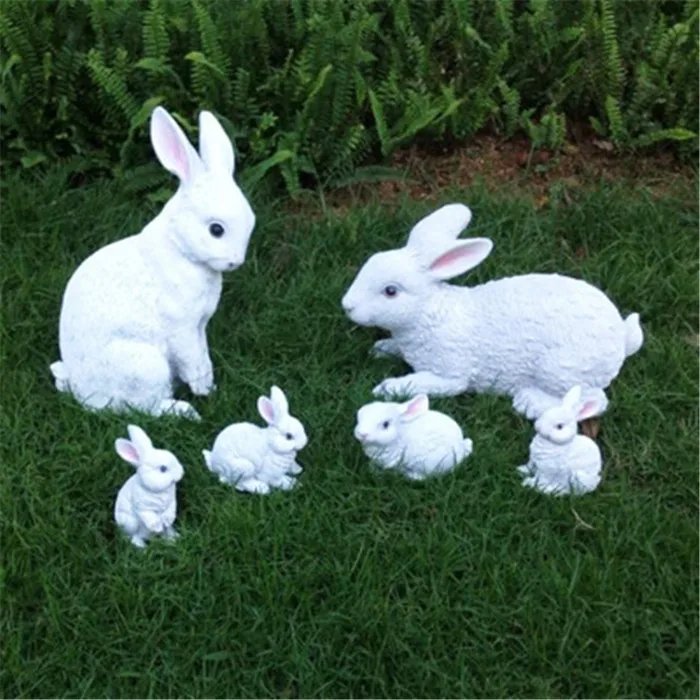 NEW 30cm Home Garden Decoratio Resin Bunny Rabbit Ornament Outdoor ... NEW 30cm Home Garden Decoratio Resin Bunny Rabbit Ornament Outdoor ...