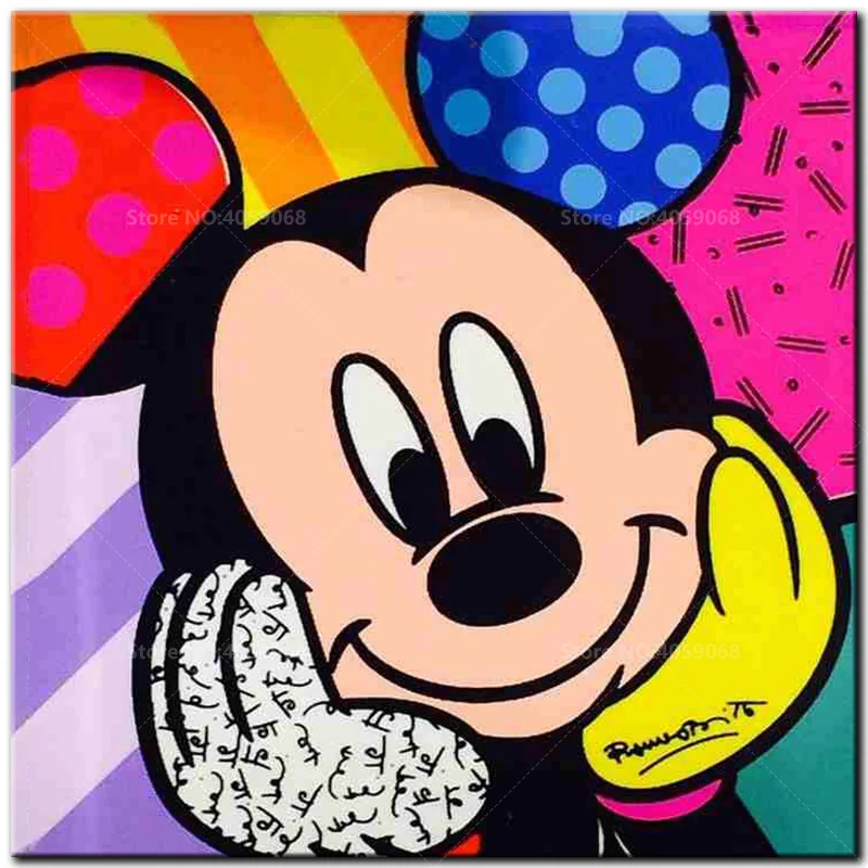 

DIY diamond painting full Square 5D diamond embroidery colorful Mickey mouse Cross stitch mosaic Rhinestone decoration