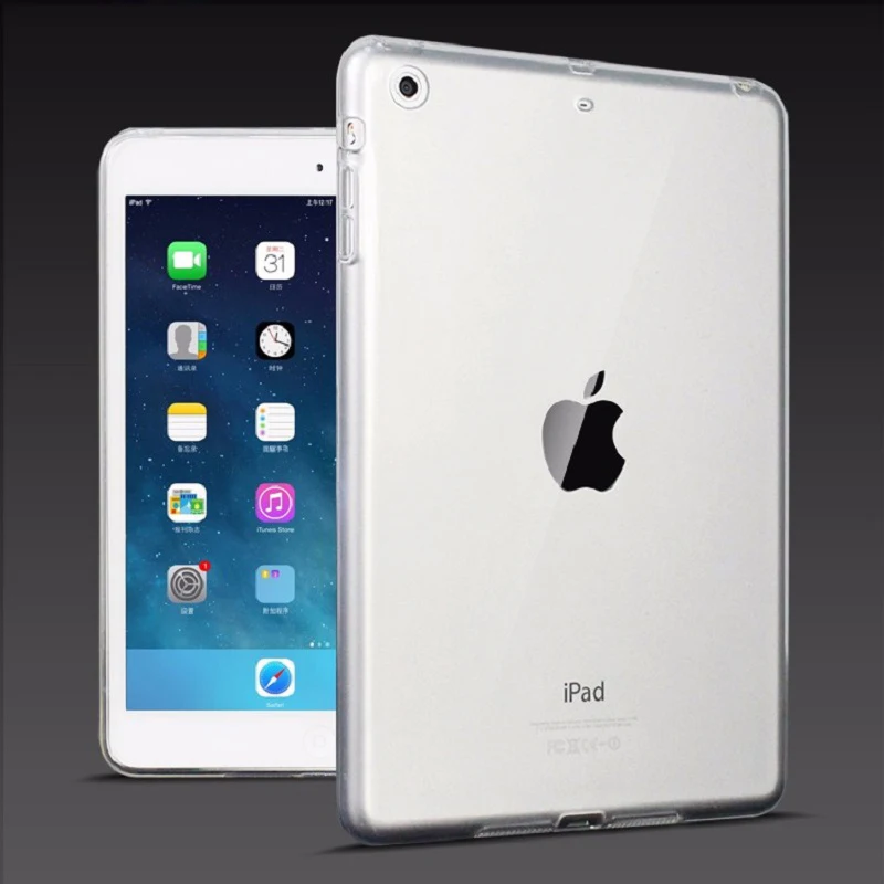 Soft Clear TPU Coque For iPad 2 iPad 3 iPad 4 Case