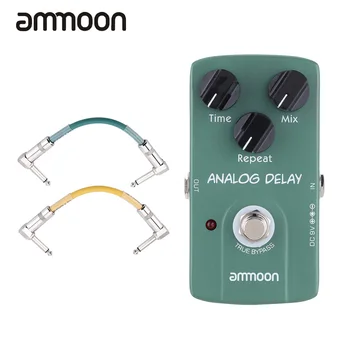 

ammoon AP-07 Delay Guitar Pedal Analog Delay Electric Guitar Effect Pedal True Bypass with 2pcs Pedal Connecting Cable