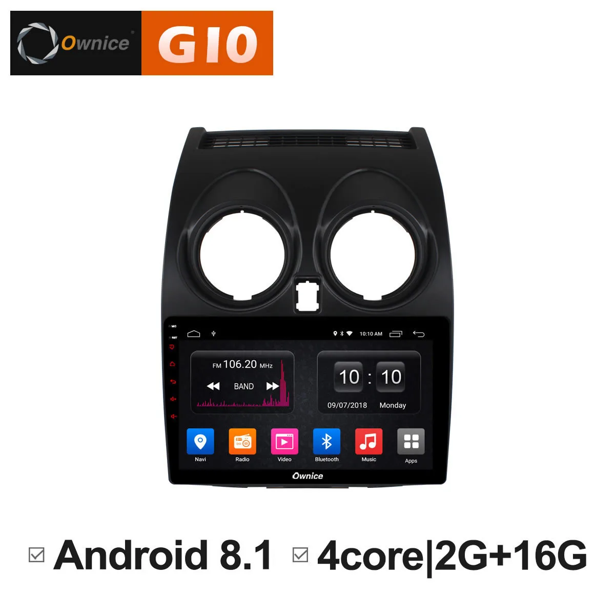 

Android 8.1 Unit Intelligent Car radio stereo DVD Multimedia player for Nissan Qashqai 2007 2009 2010 2011 2012 GPS Navigator PC
