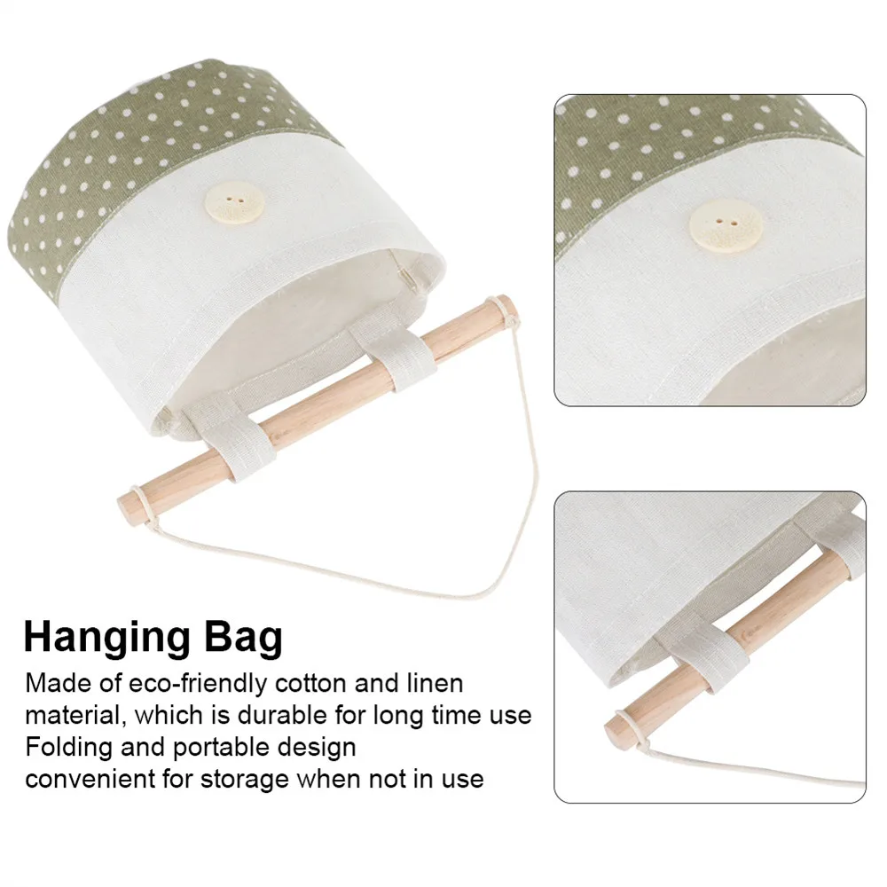 4 Ян хлопок и лен водонепроницаемый ткань один карман можно комбинировать за дверью ванной подвесное хранение разного сумки stora