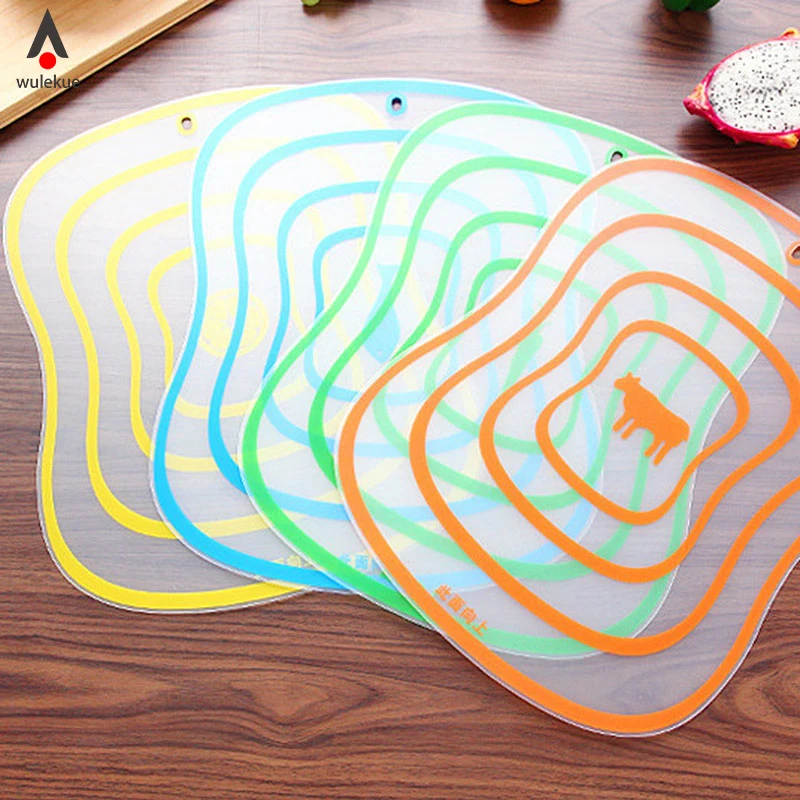 

Plastic Scrub Cutting Board Ultra-thin Cut Vegetable Fruit household Kitchen Accessories Chopping Board