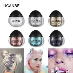 UCANBE Марка Shimmer Хайлайтер для макияжа Блеск осветлитель для лица тела волос Diamond Краски составляют Клеящий гель Косметика Тени крем