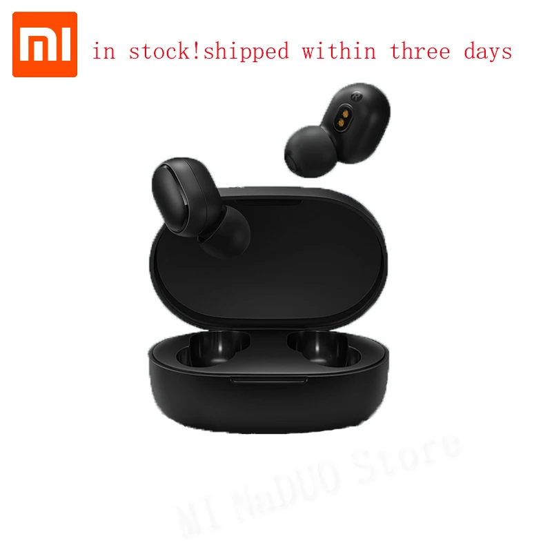 TWS наушники Xiaomi Redmi Airdots с поддержкой Bluetooth 5 0 и ИИ управлением|Наушники гарнитуры| |