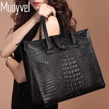 

Fashion Women Bag 100% Real genuine Leather Handbags Good Quality Tote Bag Luxury Crocodile pattern Shorlder Messenger bag
