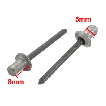 

Uxcell 100pcs 5x8/10/13mm Blind Rivets Aluminum Round Dome Head Closed End Blind Rivets Fastener Hardware For Machinery Electric