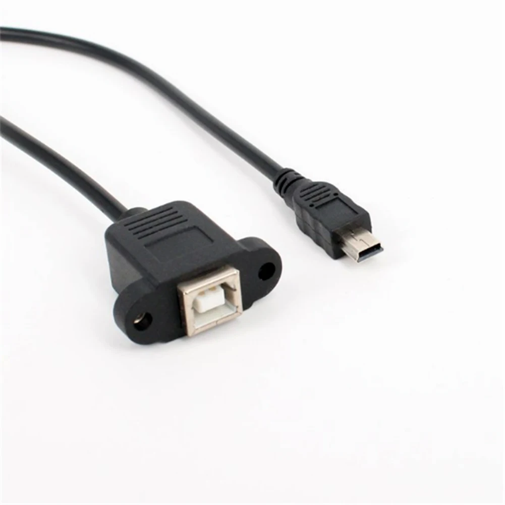 50 см Mini USB 5 Pin штекер к 2 0 B разъем гнездо для принтера панель монтажный