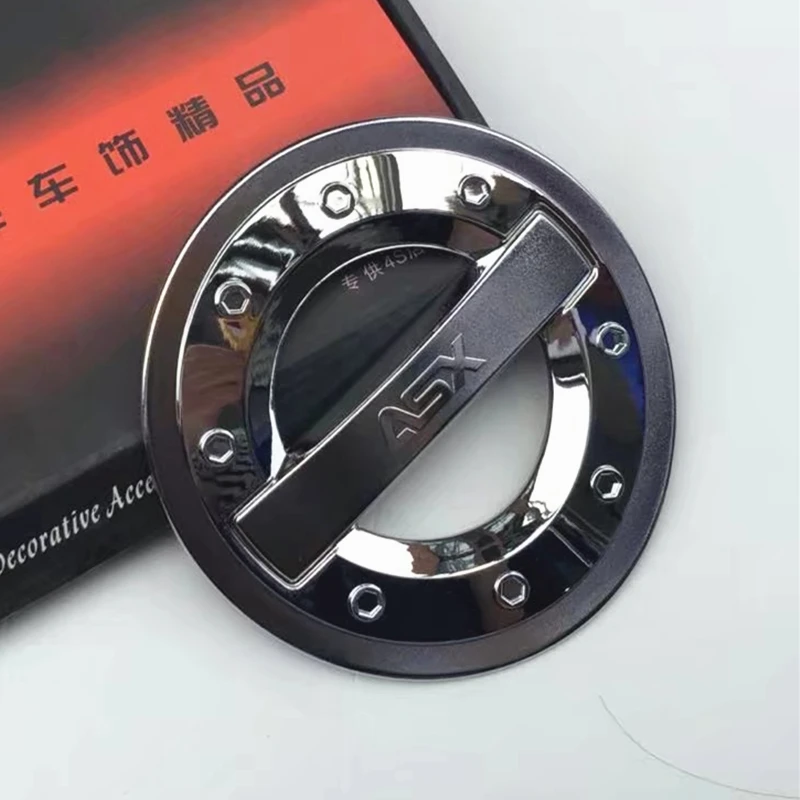 ABS chrome fuel tank cover for MITSUBISHI ASX 2013 14 15 16 plastic