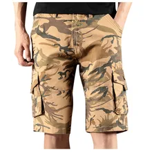 Летние мужские камуфляжные свободные тактические шорты уличный Спорт Охота Кемпинг Альпинизм Тренировочные Короткие брюки 5,10
