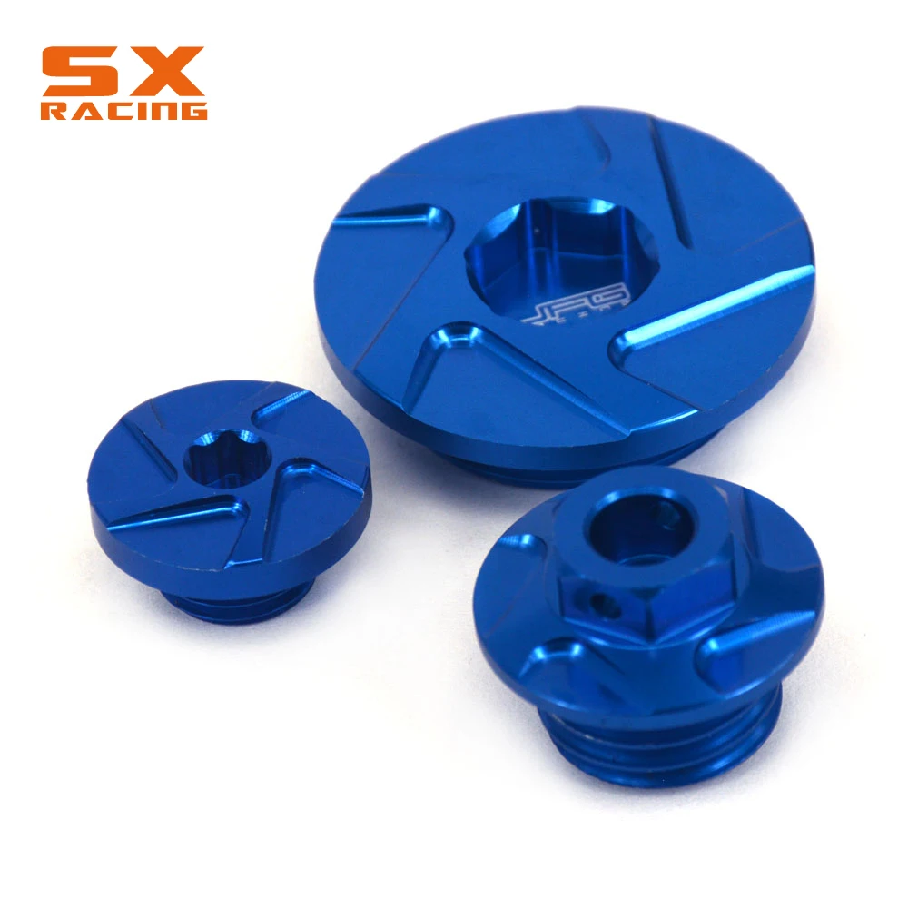 

Motorbike CNC Bule Engine Timing Oli Filter Plugs Screw Bolts Set For YAMAHA YZ250F 2001-2013 YZ450F 03-05 WR250R WR250X 07-16