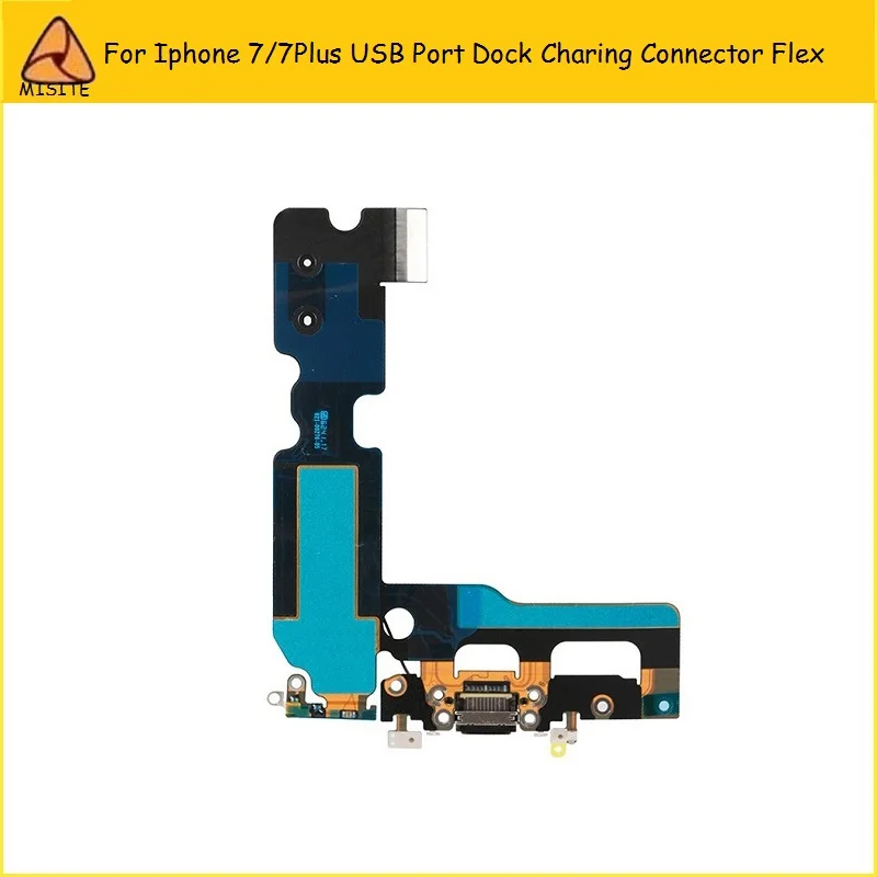 10pcs lot Phone 7P Charger For iPhone 7Plus 7P USB Charging Port Dock Connector Headphone Audio Jack Flex Cable replacement part
