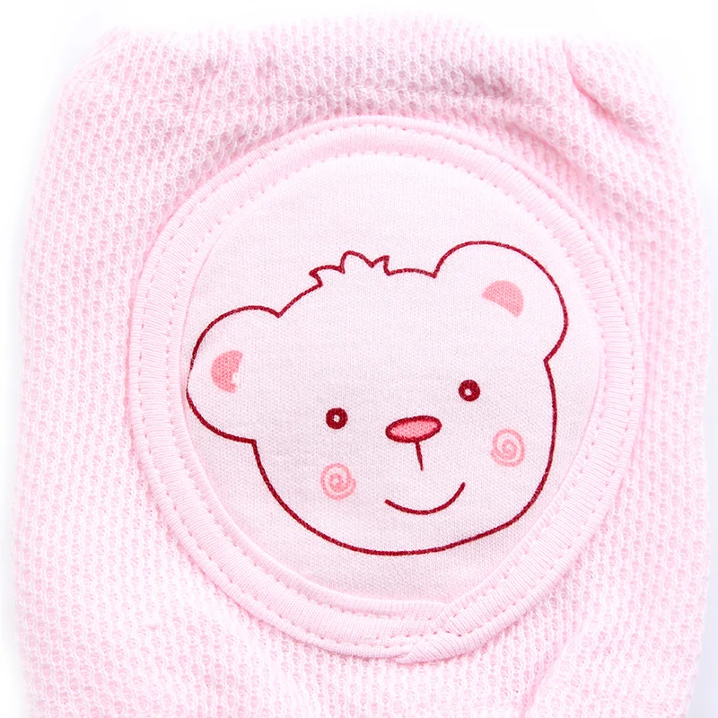 Bear Mesh Kids Leg Warmers Knee Protection Boys Girls Leg Warmers Combed Cotton Baby Crawling Anti Skid Knee Protective Cover (5)