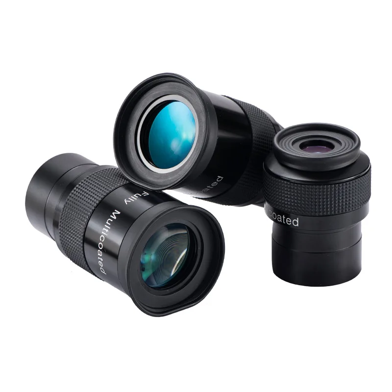 Telescope Accessories 40mm Eyepiece Multifunction 2 inch 80 Degree Aluminum Alloy Body Rubber Eye Mask Ultra Wide-angle Eyepiece