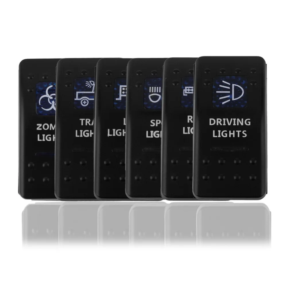 

ARB Carling Waterproof Carling Style Bar Carling Rocker Toggle Switch 12V / 24V Blue LED Bar Light Car High Quality