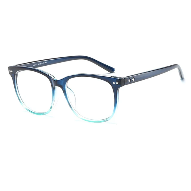 Unisex Stylish Square Non Prescription Eyeglasses Clear Lens Eyewear