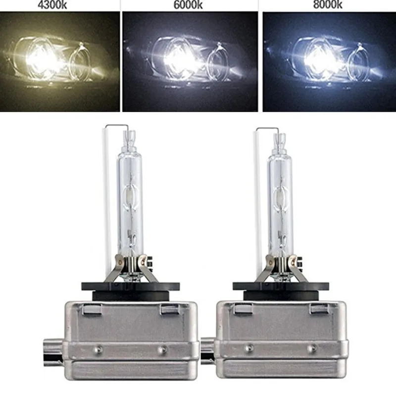 2Pcs Car Headlight Bulb HID XENON D3S Lamp DC 12V 35W 6000K D3S HID