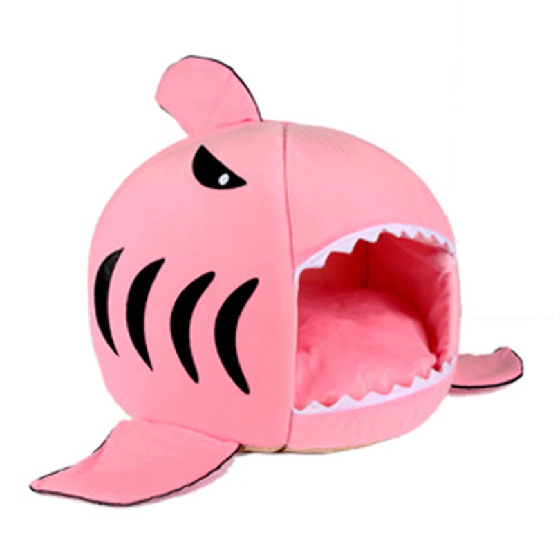 prativerdi Soft Dog House For Large Dog Warm Shark Dog House Tent High Quality Cotton Small Dog Cat Bed Puppy mat Pet hondenmand3