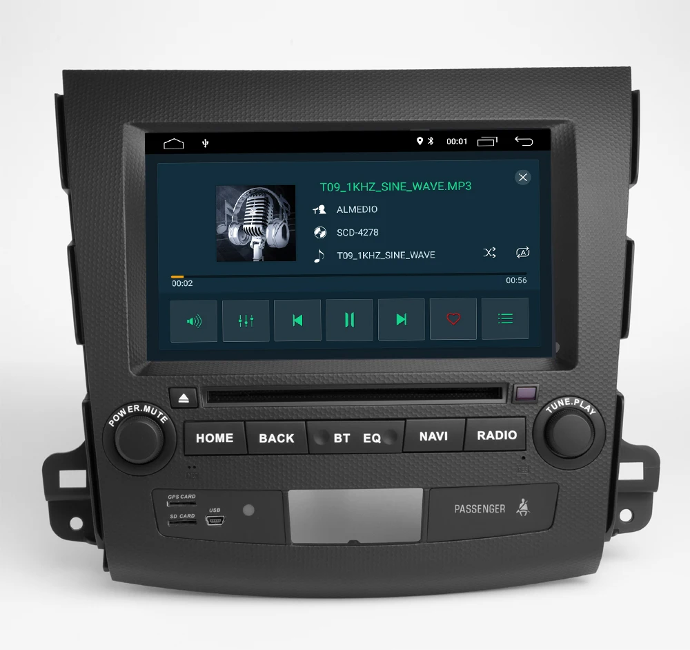 8''Android 9.0 Quad Core CAR DVD GPS Player For MITSUBISHI Outlander 2006-2012 Radio Navigation Multimedia BT WIFI Map TPMS DAB+