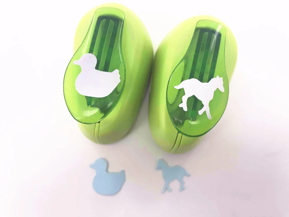 2.1cm Horse 2.5cm Duck Shape Punch Paper Cutter Perforatrice Pour