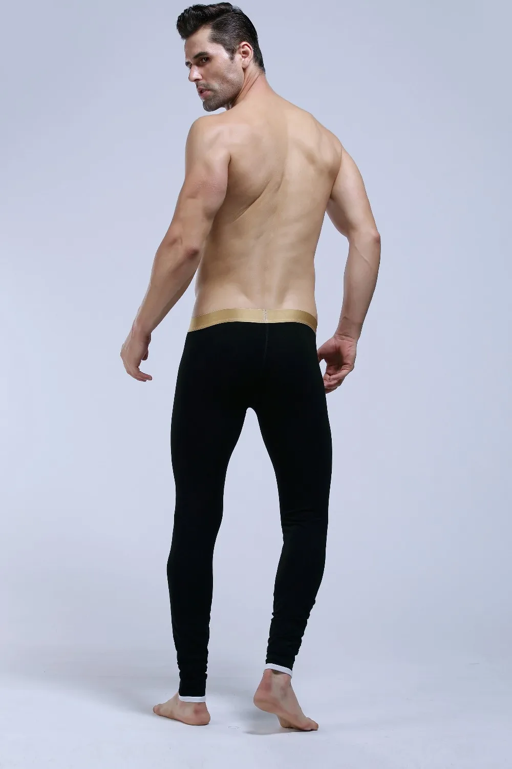 Новые мужские мягкие длинные мужские кальсоны термобелье гей хлопок теплая одежда для сна Нижнее белье под брюки Высокое качество Мужские удобные пижамы WJ