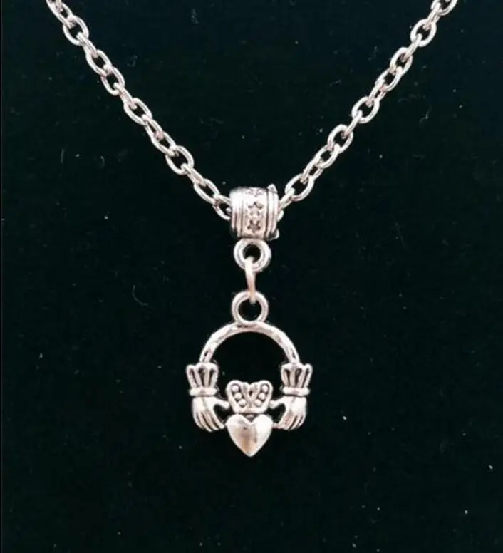 1 шт. Быстрая доставка Claddagh сердце любовь лояльность ожерелье с подвеской в Знак