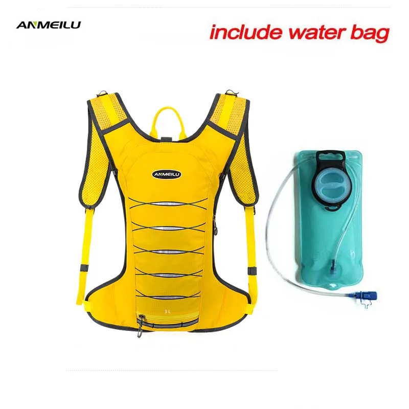 ANMEILU 3L Походное питье рюкзак 2L водонепроницаемый рюкзак для активного отдыха спортивные кроссовки для марафона, велоспорта Рюкзак Пешие Прогулки Гидратация мочевого пузыря - Цвет: 1035YWB