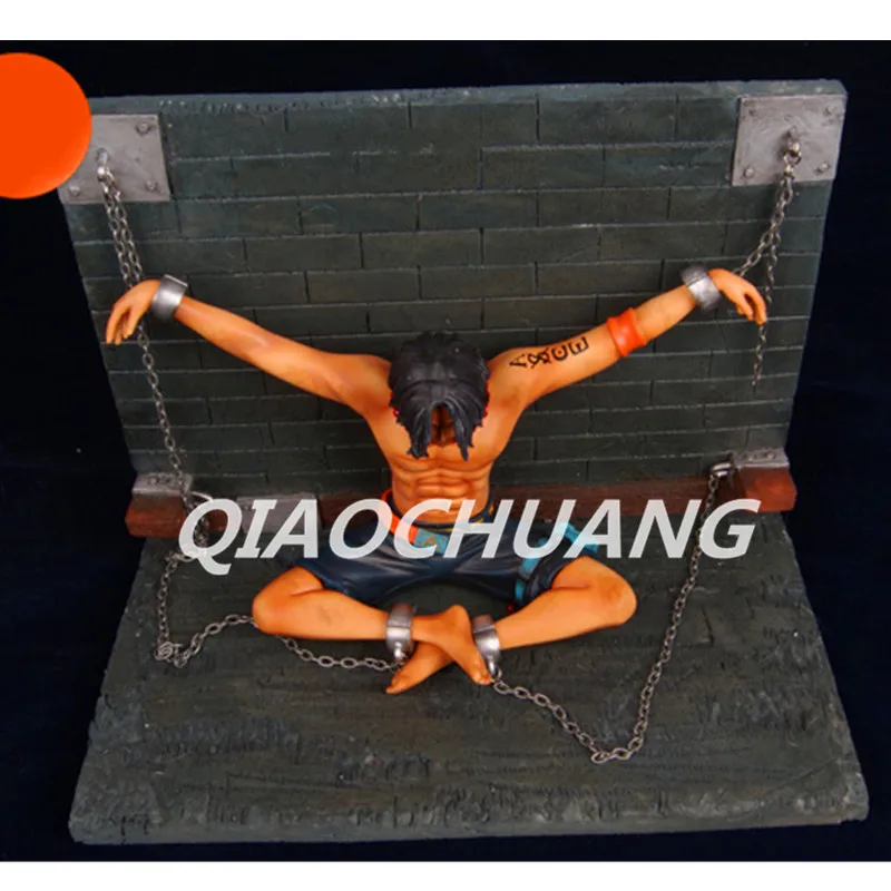 

One Piece Statue Fire Boxing ACE Bust 1:6 Full-Length Portrait GK Imprisoned Version Resin Figure Collectible Model Toy W227