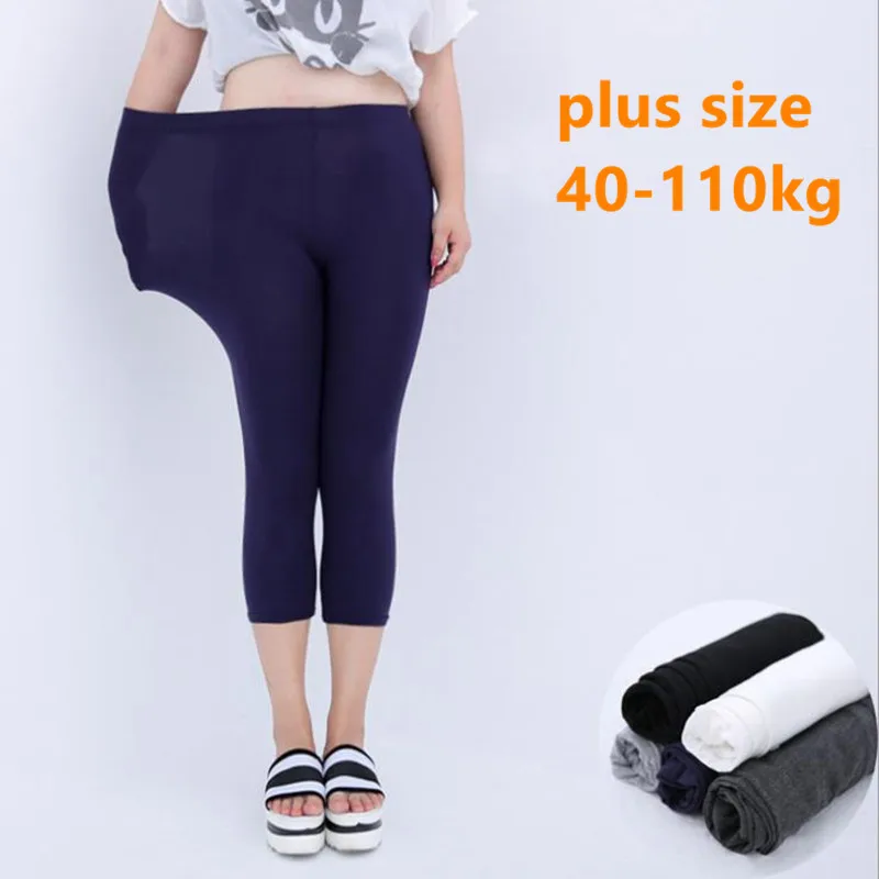 

New Arrival Women leggings Summer style Modal fertilizer Plus size 3XL Big Size candy color women's pants 12 colors