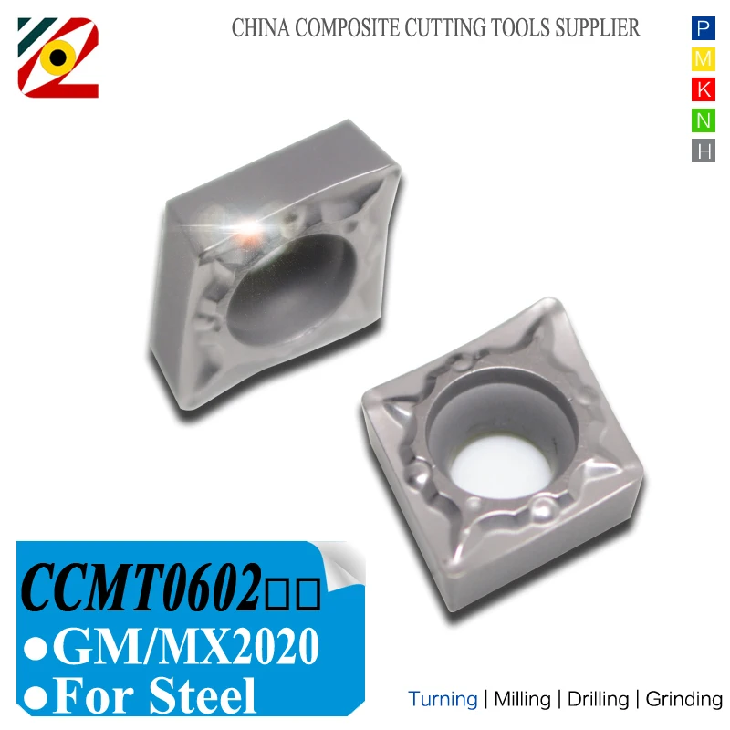 EDGEV Металлокерамические вставки CCMT060202 CCMT060204 GQ MX2020 CCMT21505 CCMT2151 расточные токарные станки с ЧПУ токарные инструменты для замены HQ TN60