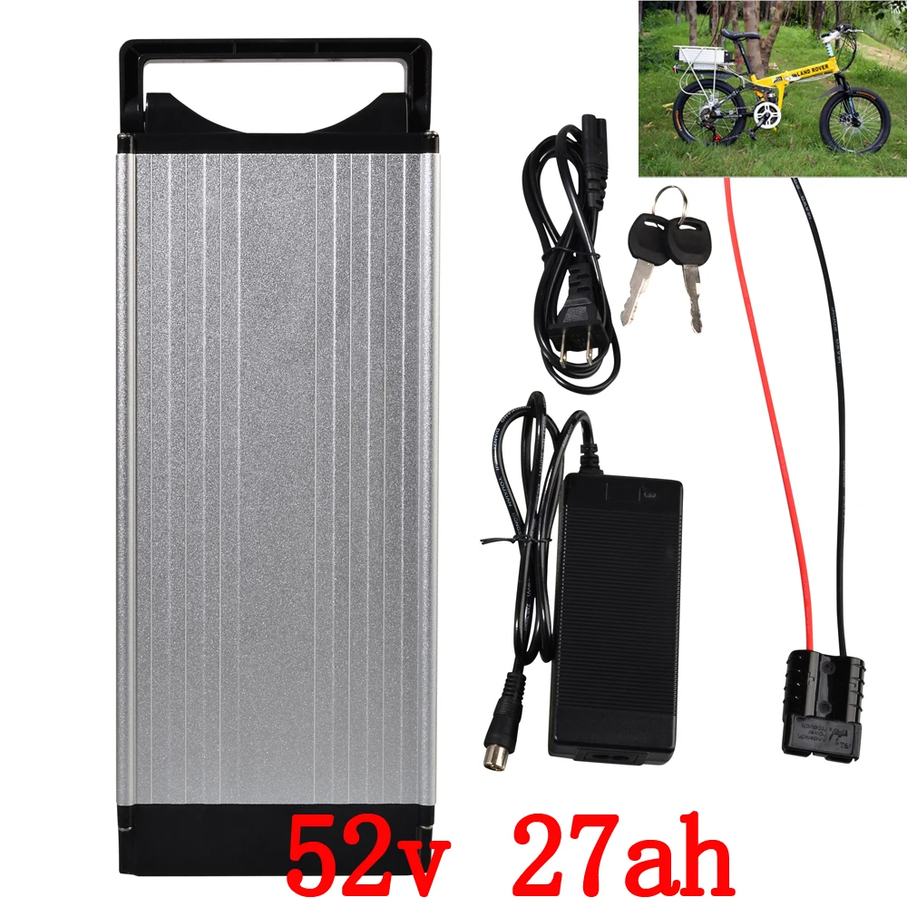 Flash Deal 52v 1000w electric bike battery 52V 27AH battery pack 52V 27AH frog use LG cell battery for 48V bafang 500W 750W 1000W motor 0