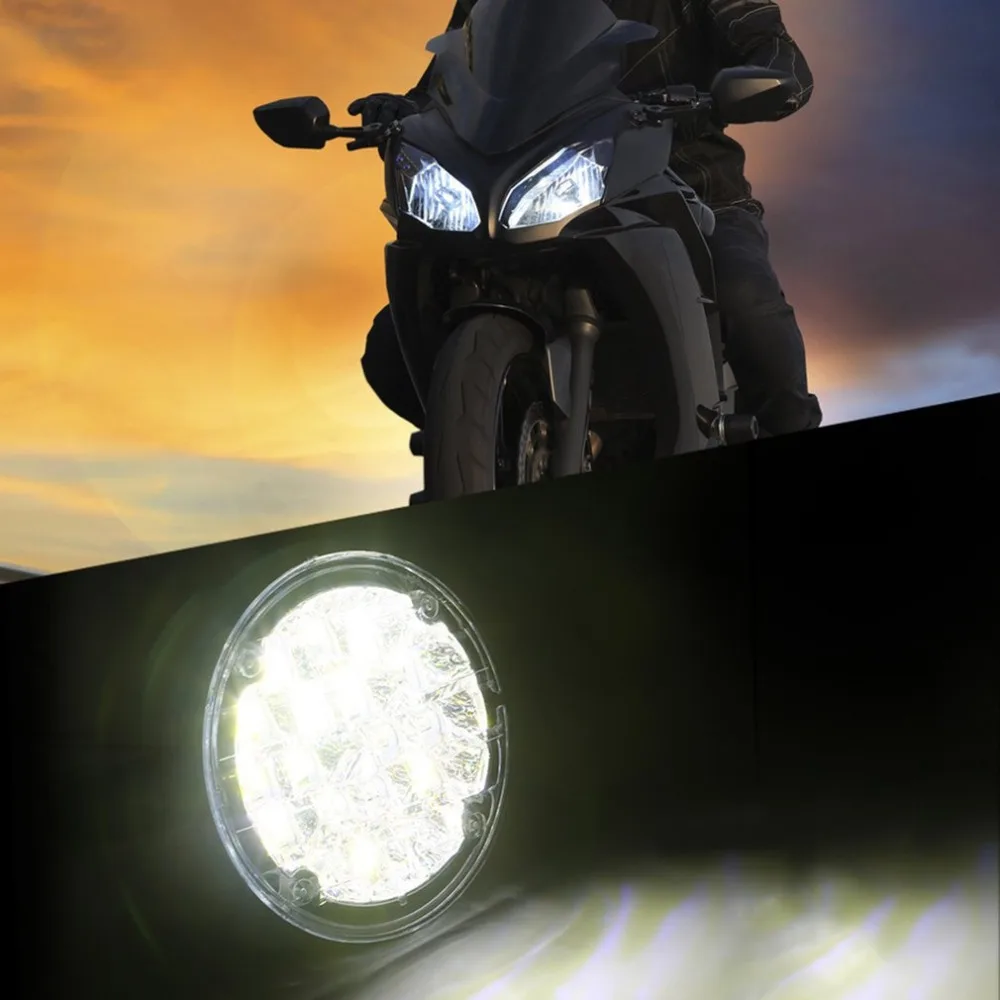 2pcs Set Waterproof 24v 18 Leds Round Shape Auto Car Fog