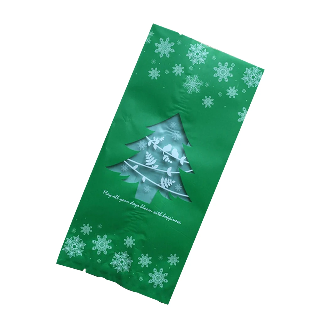 Рождественские предложения 50 шт Счастливого Рождества крафт-бумажный мешок печенья Упаковочные пакеты для печенья и закусок конфет украшения рождественской вечеринки