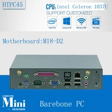 Smallest Win7 HTPC / Thin Client / Mini ITX PC Support ATOM/1037U/Bay Trail series processor 1*VGA/SUPPORTS WIFI/3G Barebone PC